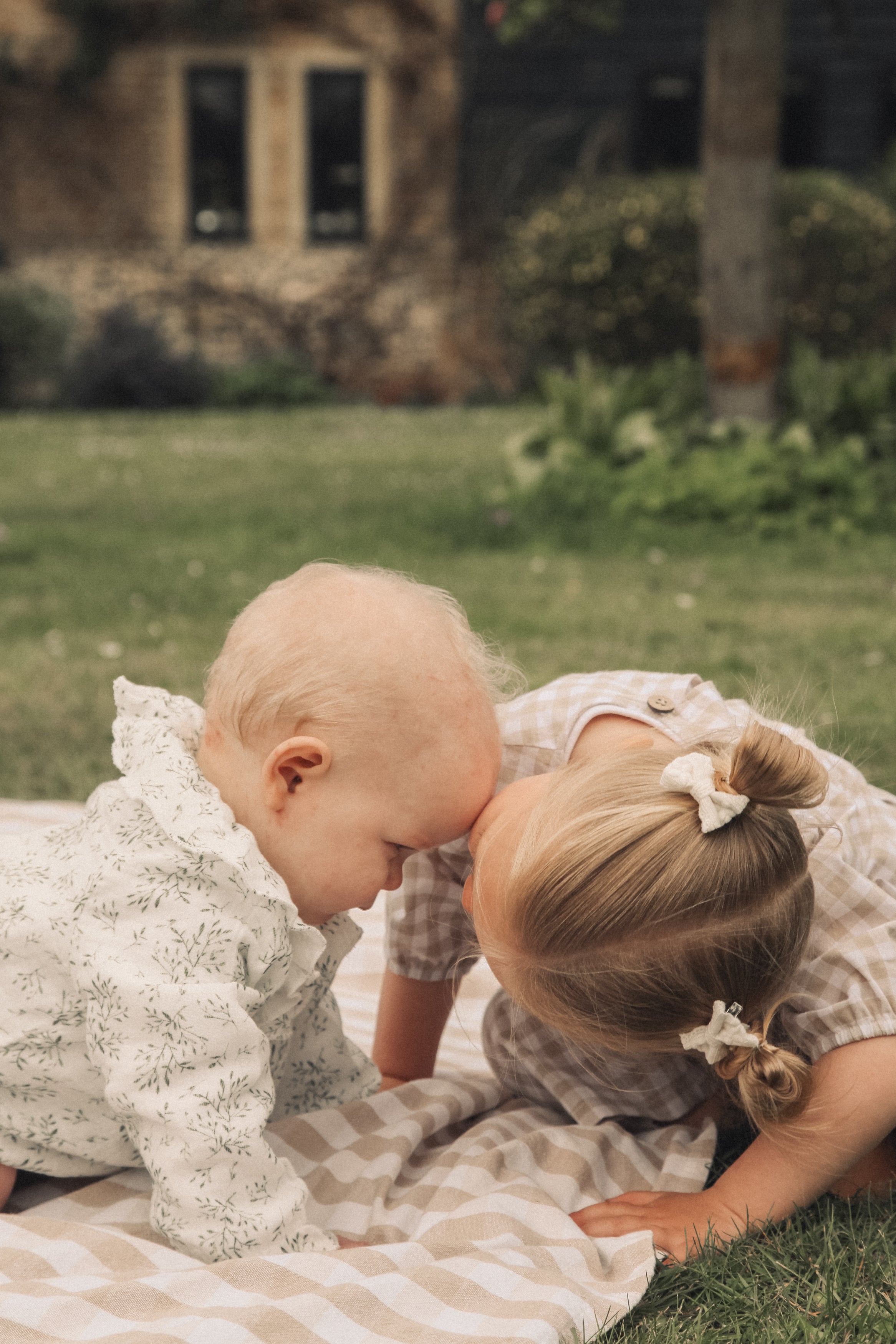 Cotton/Embroidered Small Bow Slides (2 pack)