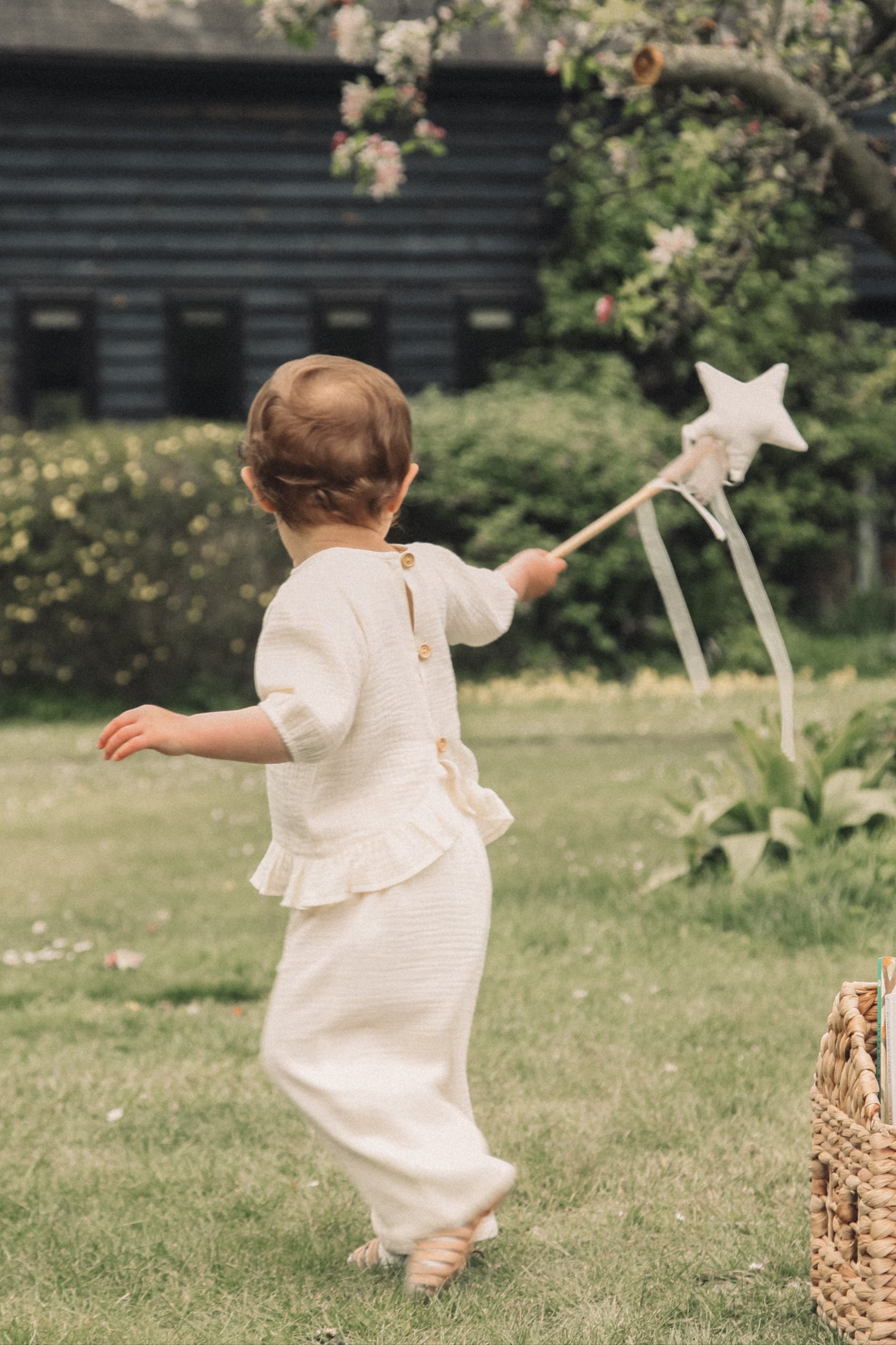 Buttermilk/Muslin Frill Co-ord