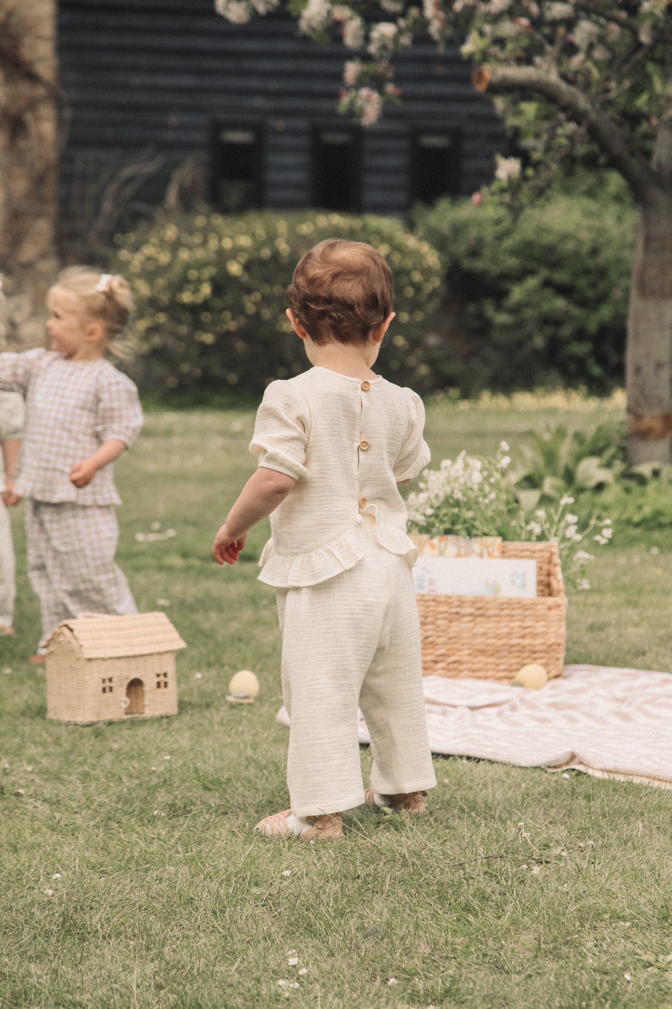 Buttermilk/Muslin Frill Co-ord