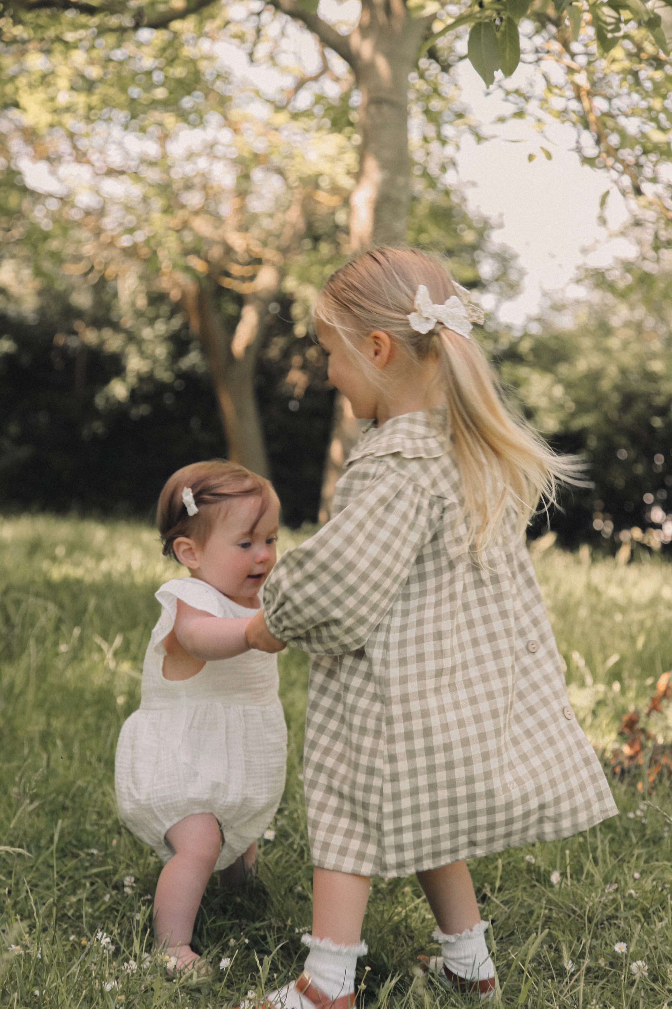 White Frill Short Sleeve Muslin Romper