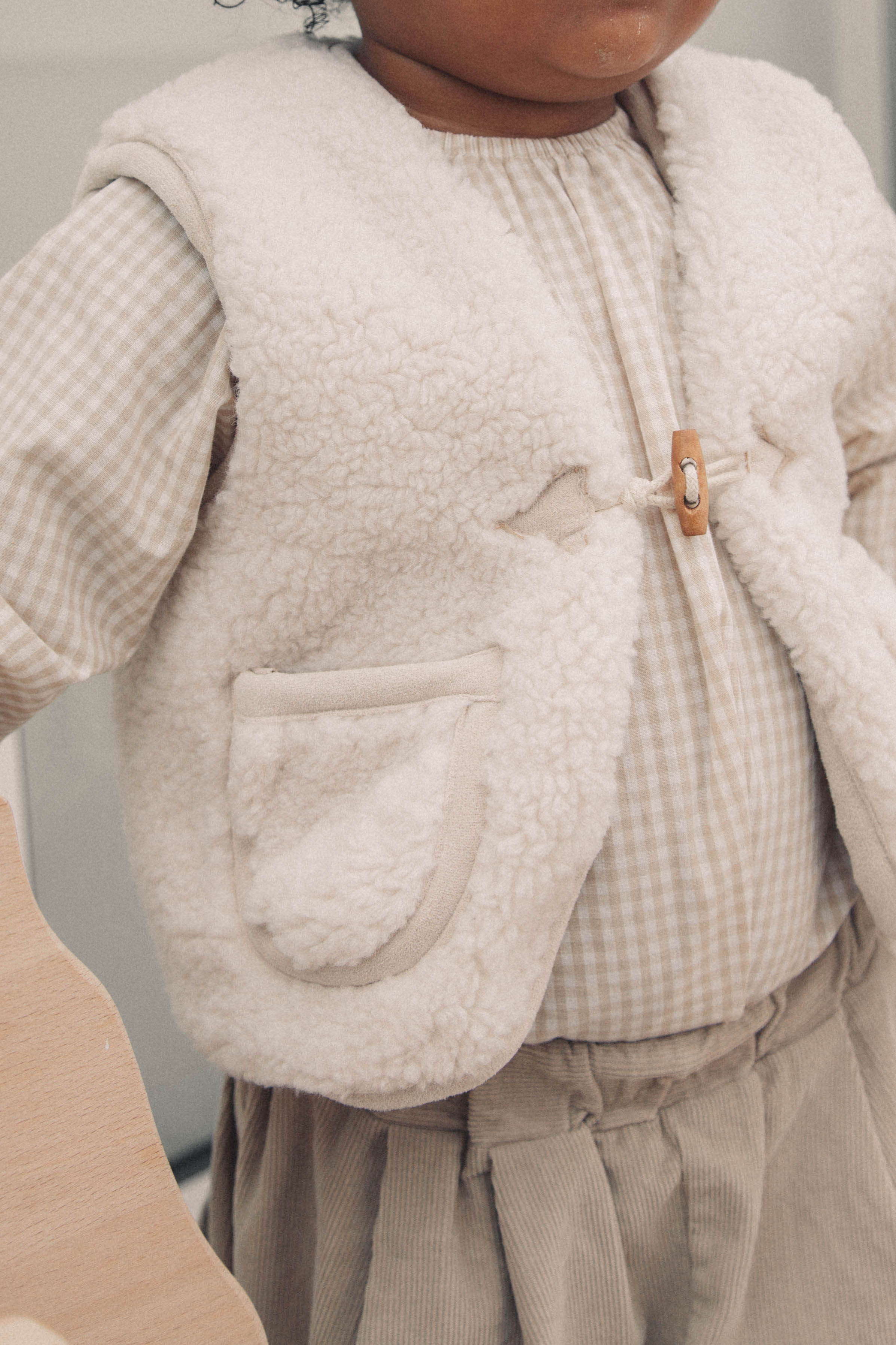 Stone Boucle Pocket Gilet