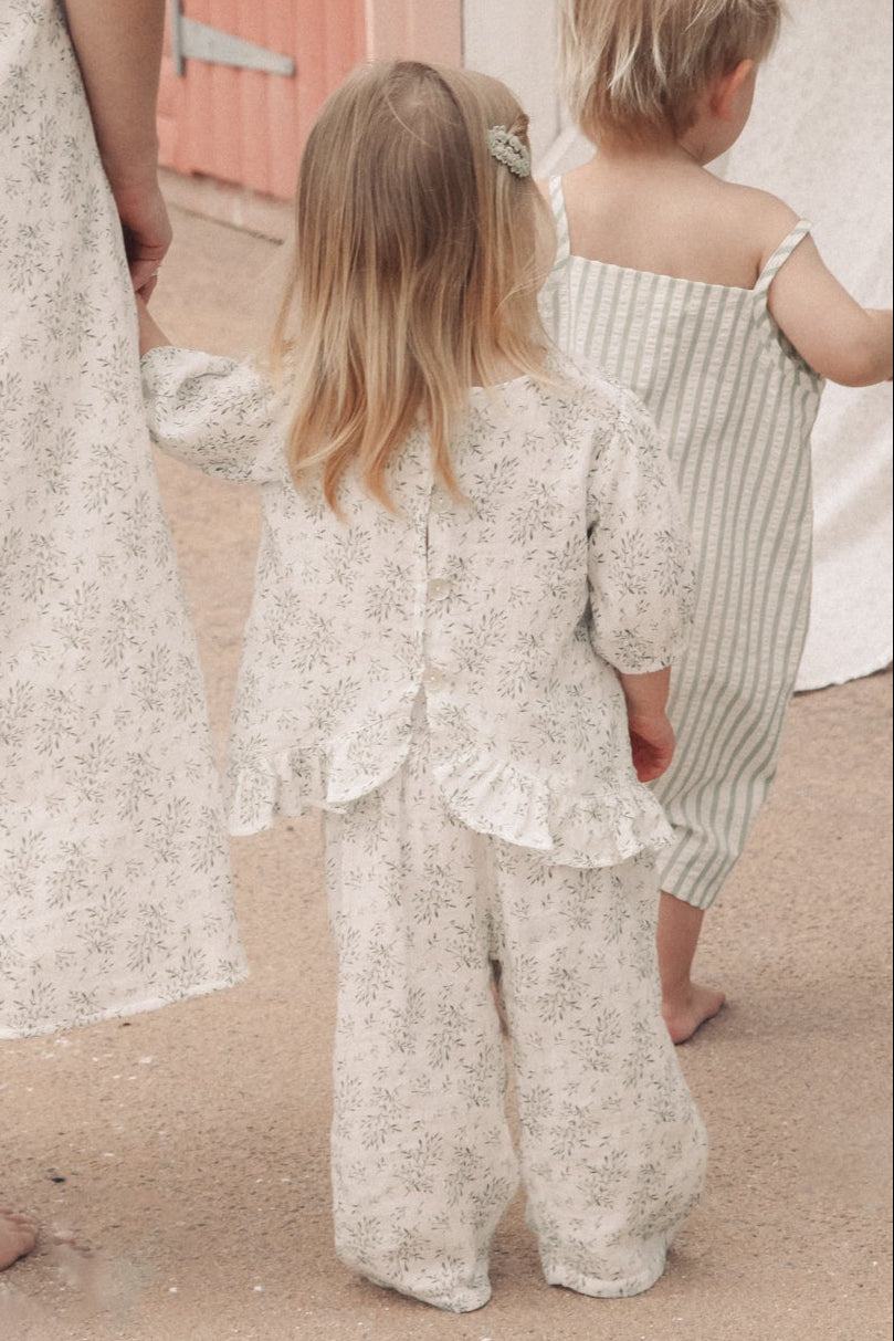 Olive Leaves/Muslin Co-ord