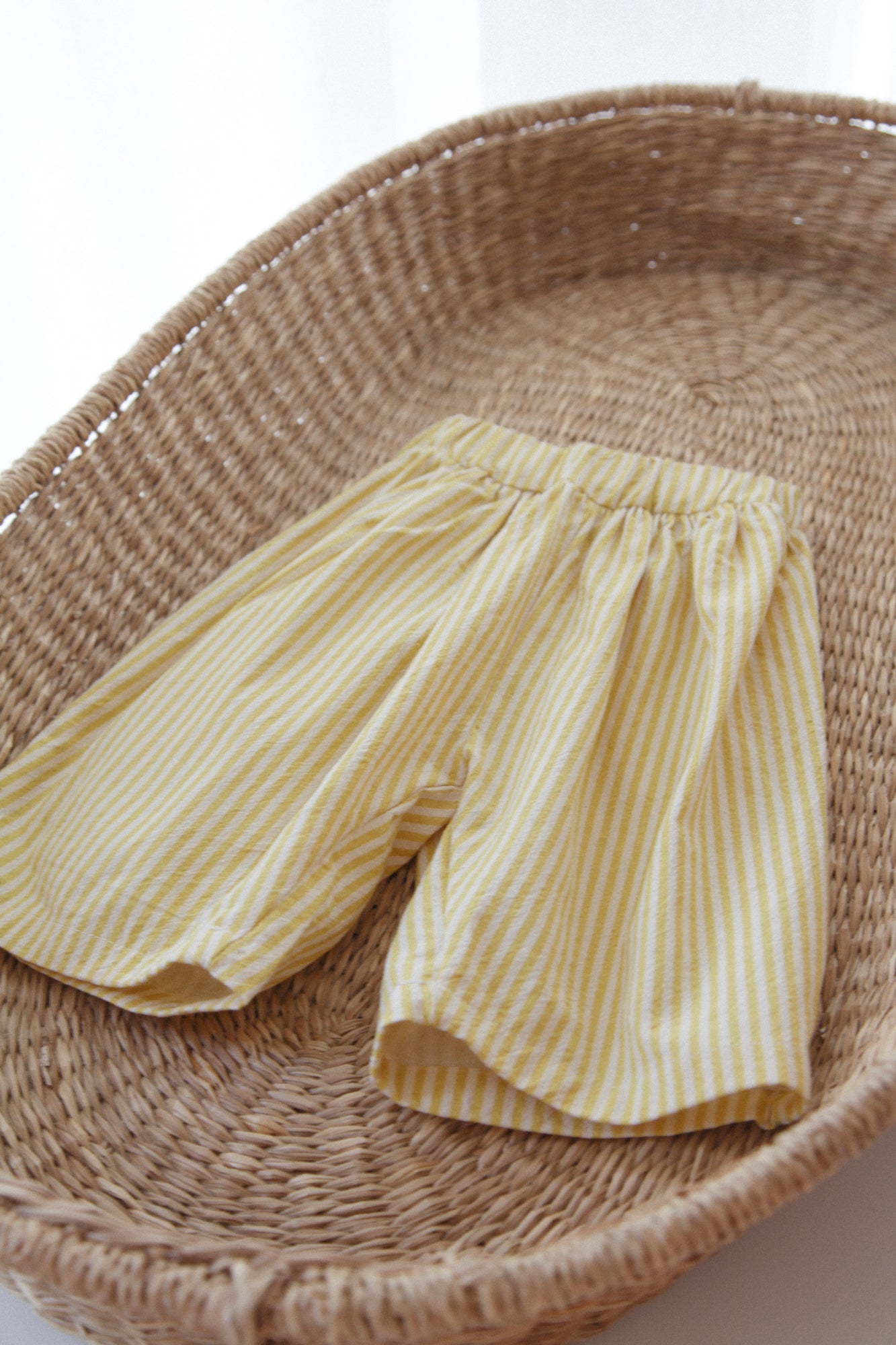 Cream/Yellow Stripe Culotte Trousers