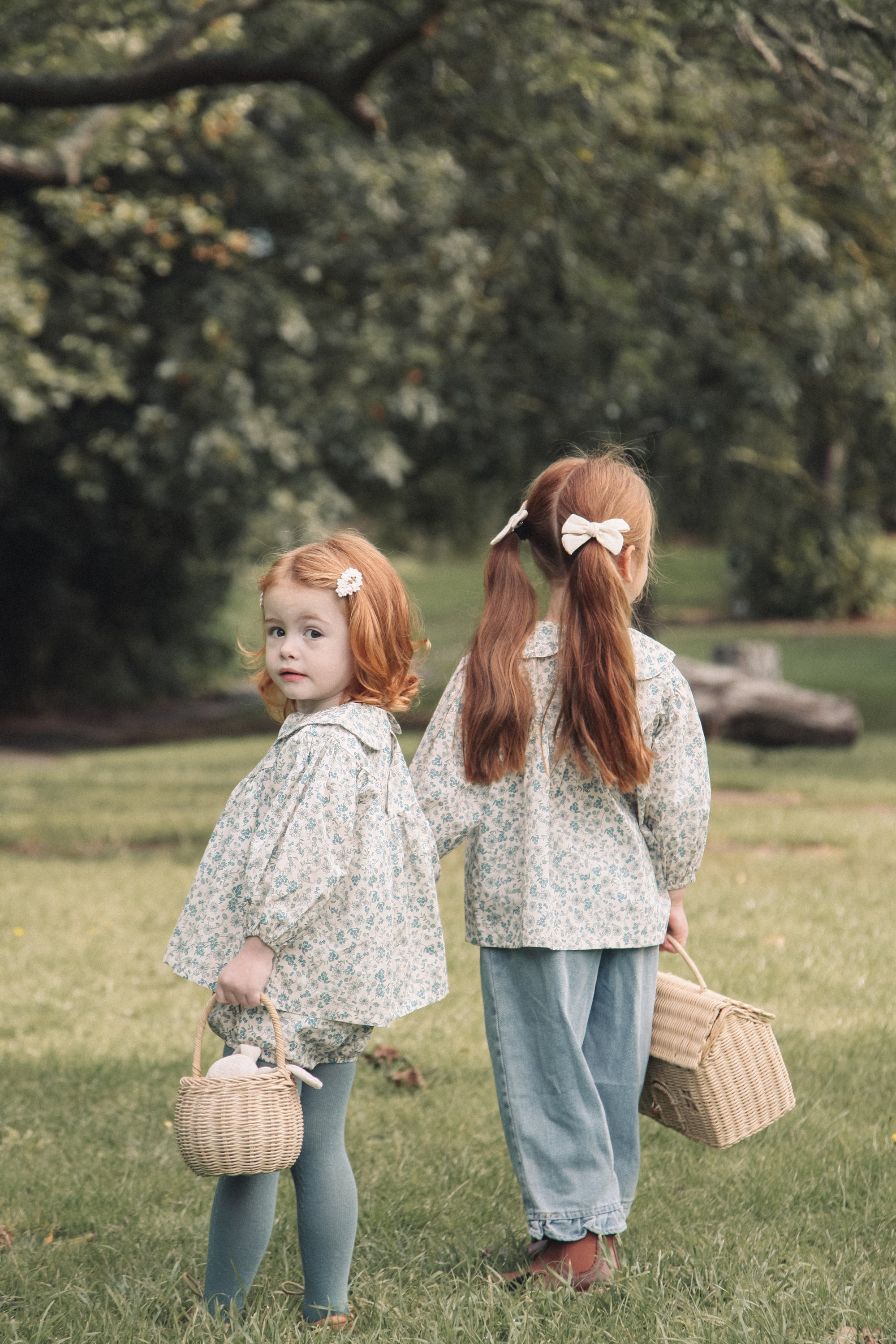 Denim Frill Hem Oversized Jeans