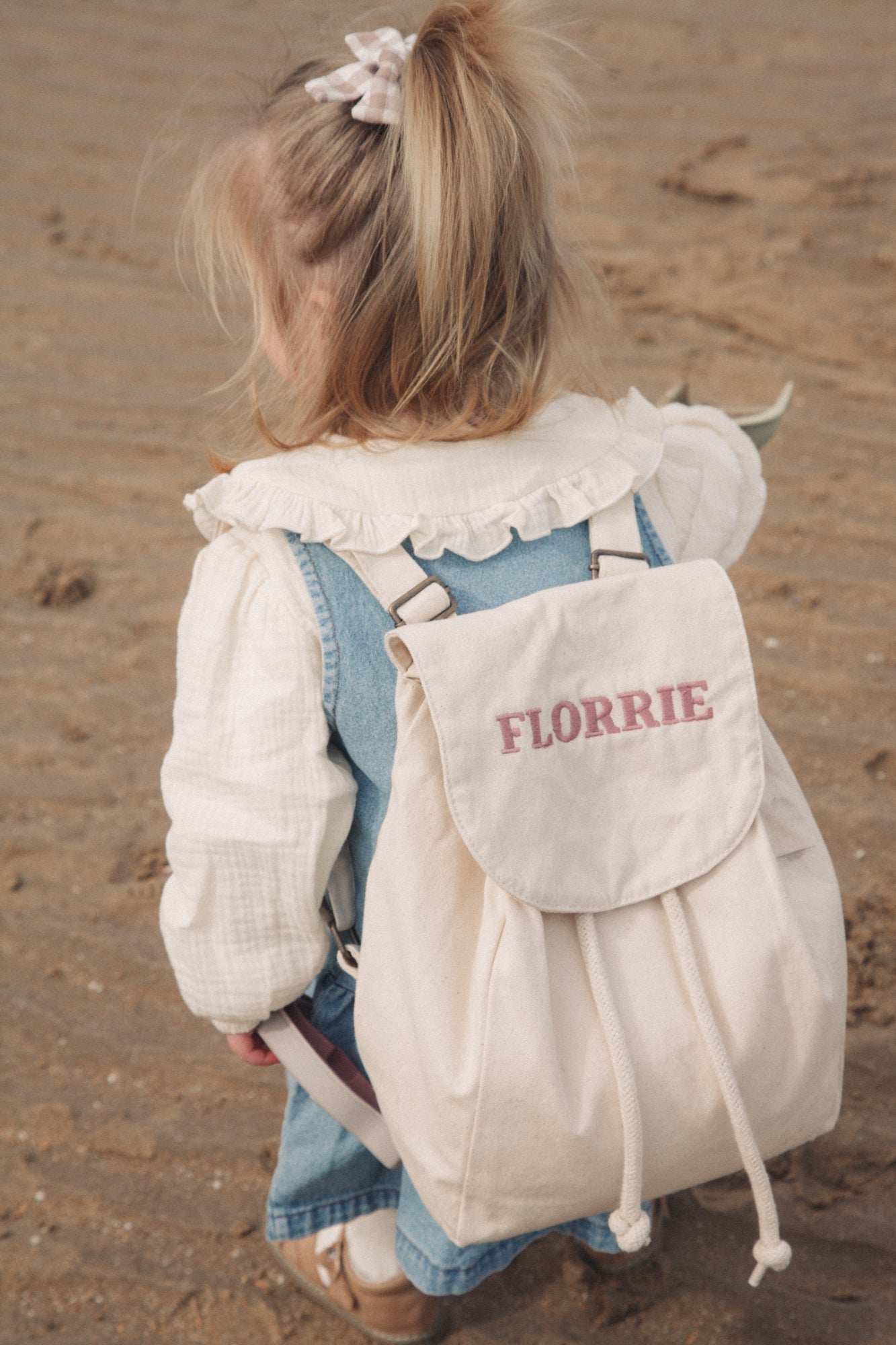 Personalised Organic Cotton Backpack