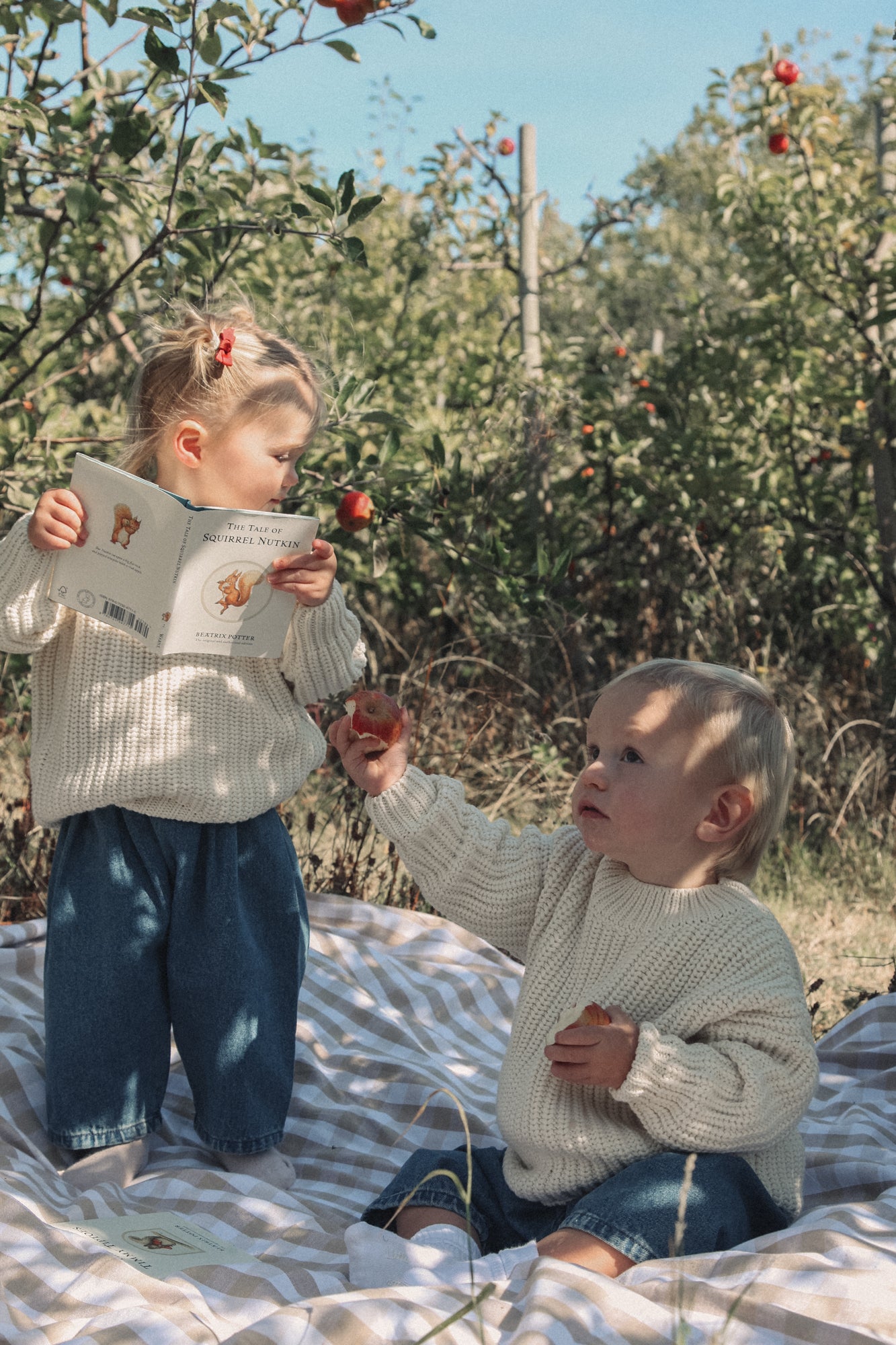 WHOLESALE Organic Cotton Chunky Knit Jumper in Cream