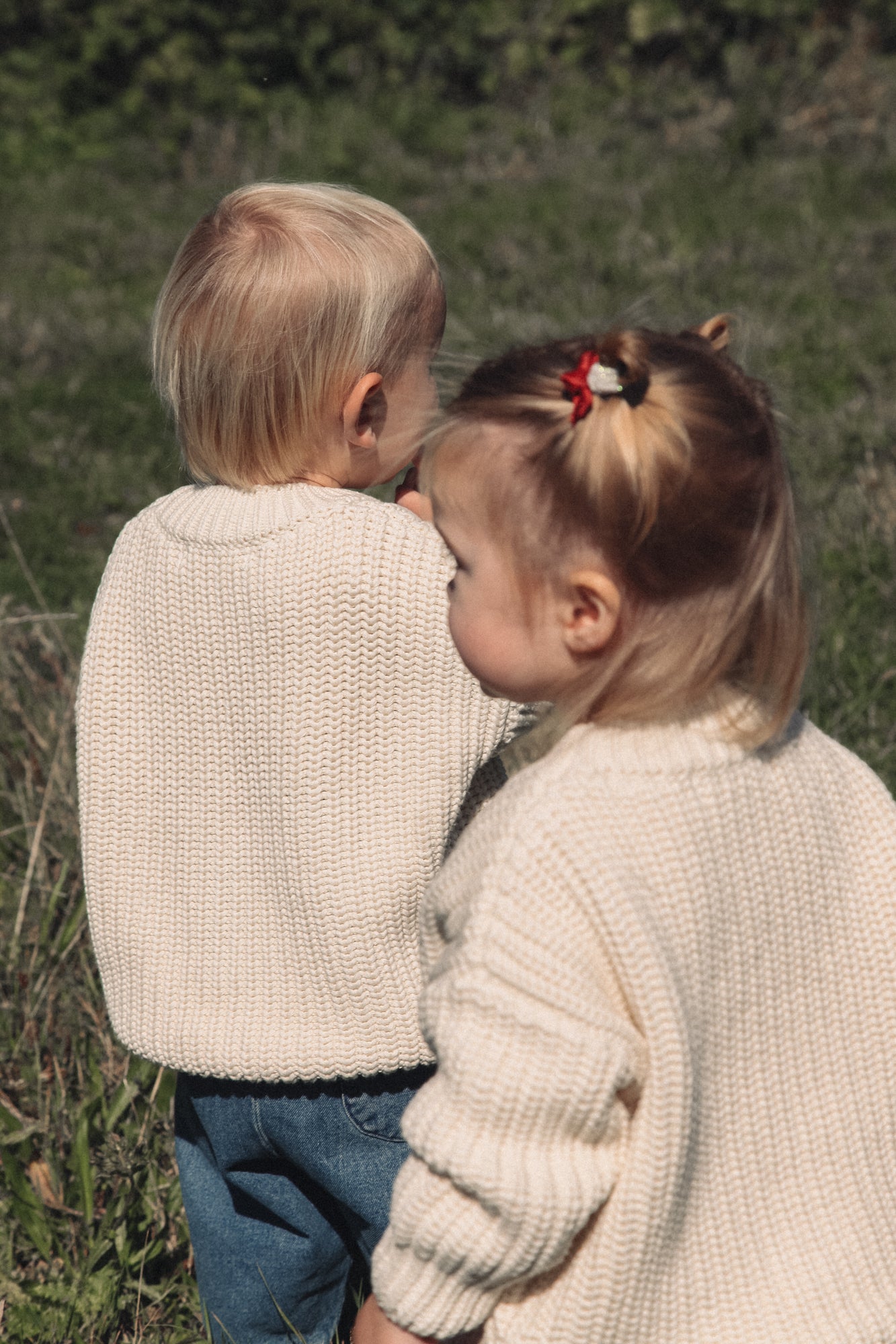 WHOLESALE Organic Cotton Chunky Knit Jumper in Cream