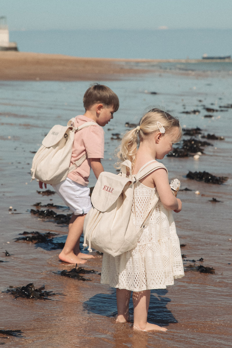 Personalised Organic Cotton Backpack