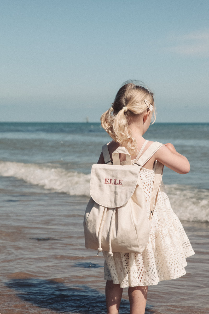 Personalised Organic Cotton Backpack