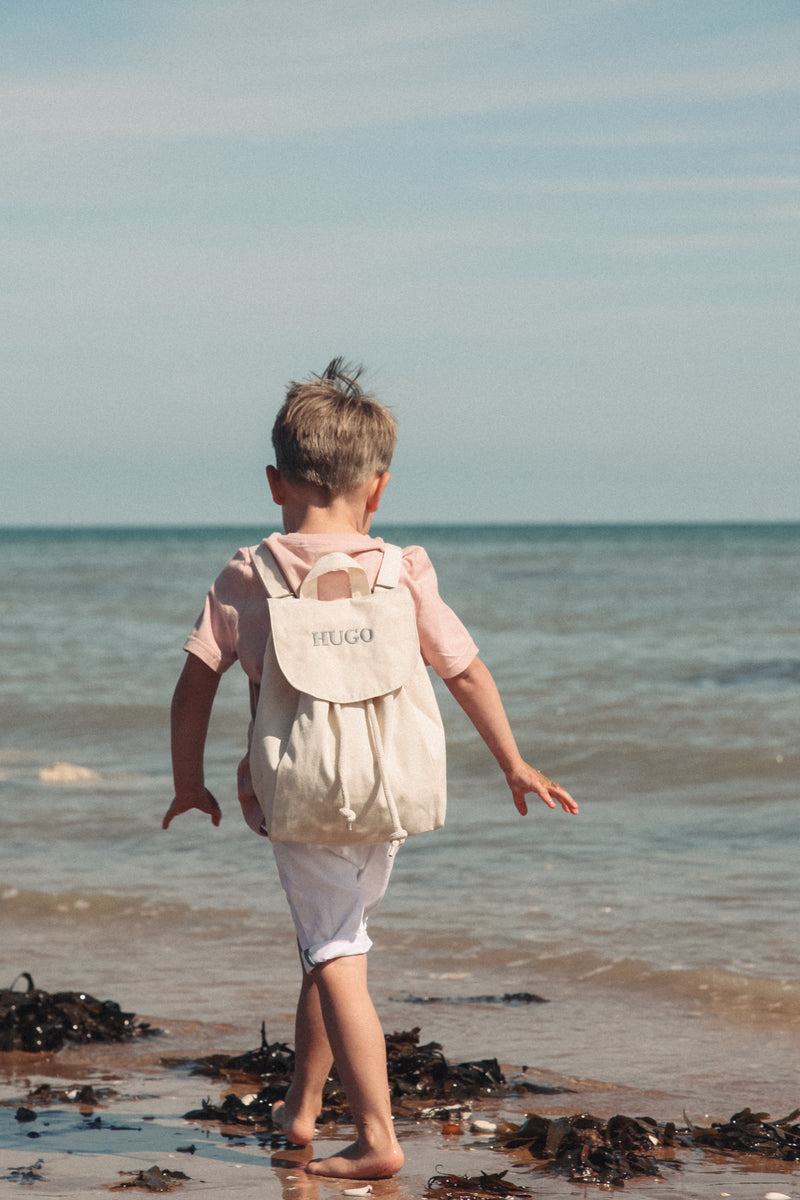 Personalised Organic Cotton Backpack