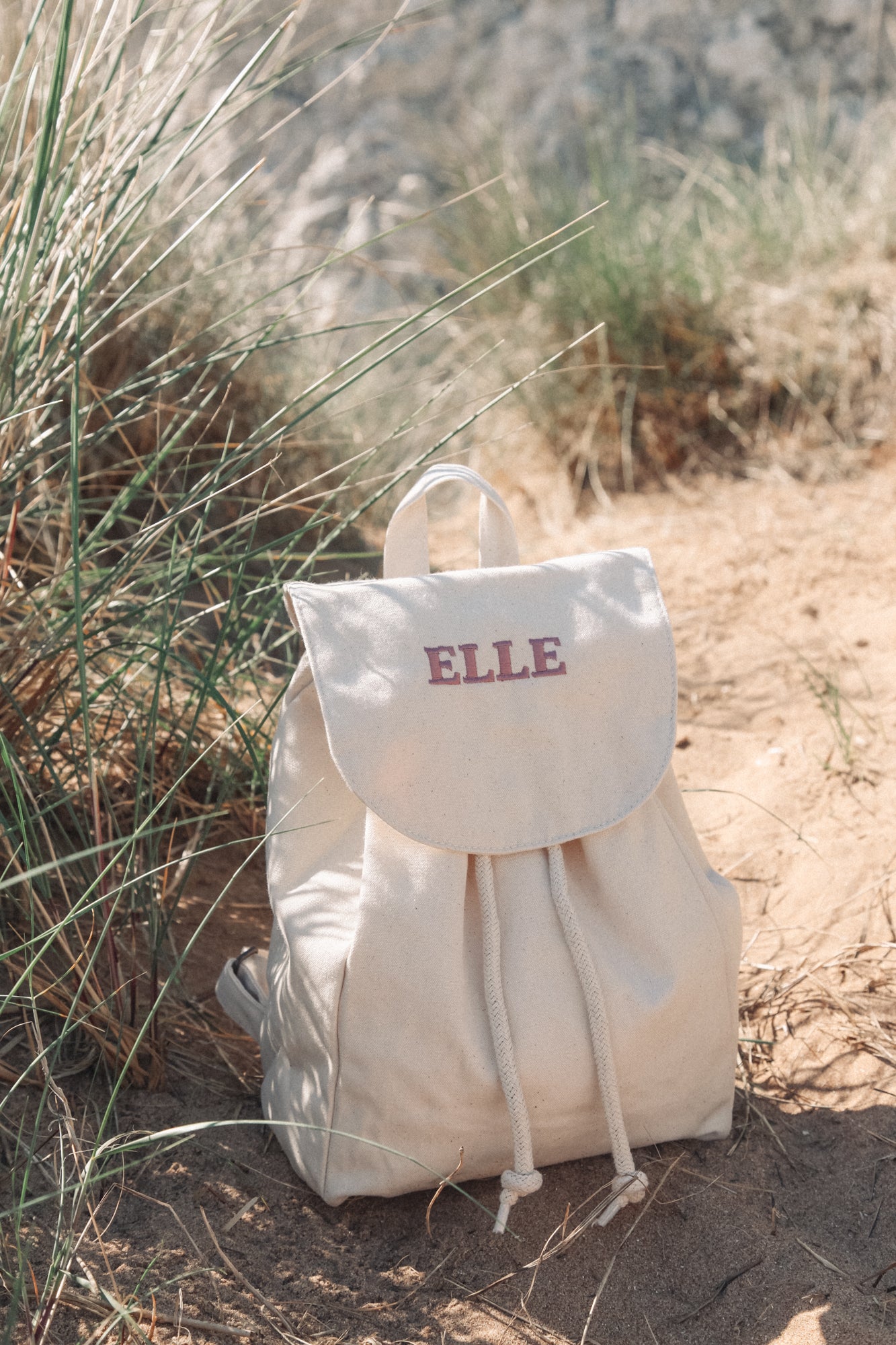 Personalised Organic Cotton Backpack