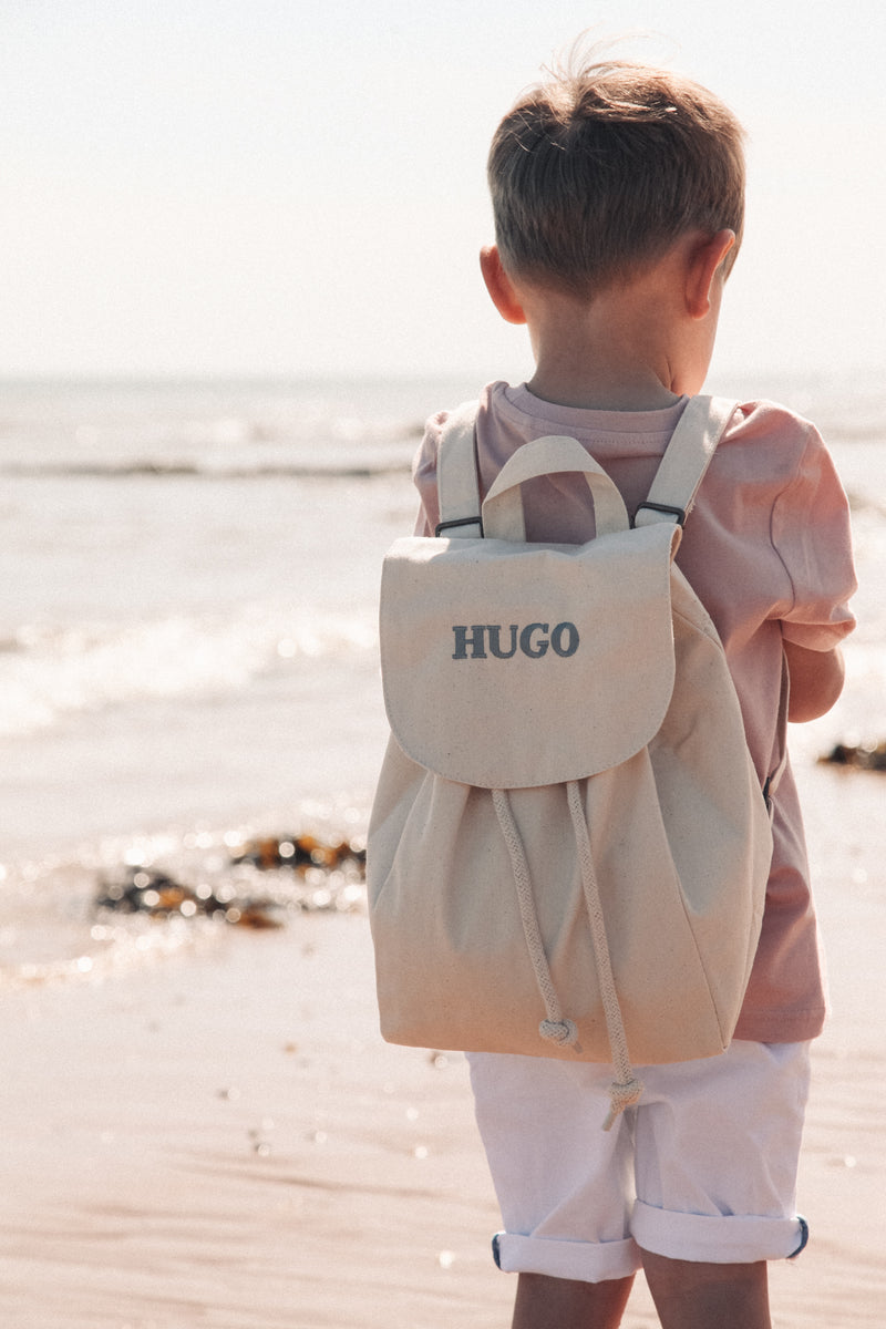 Personalised Organic Cotton Backpack