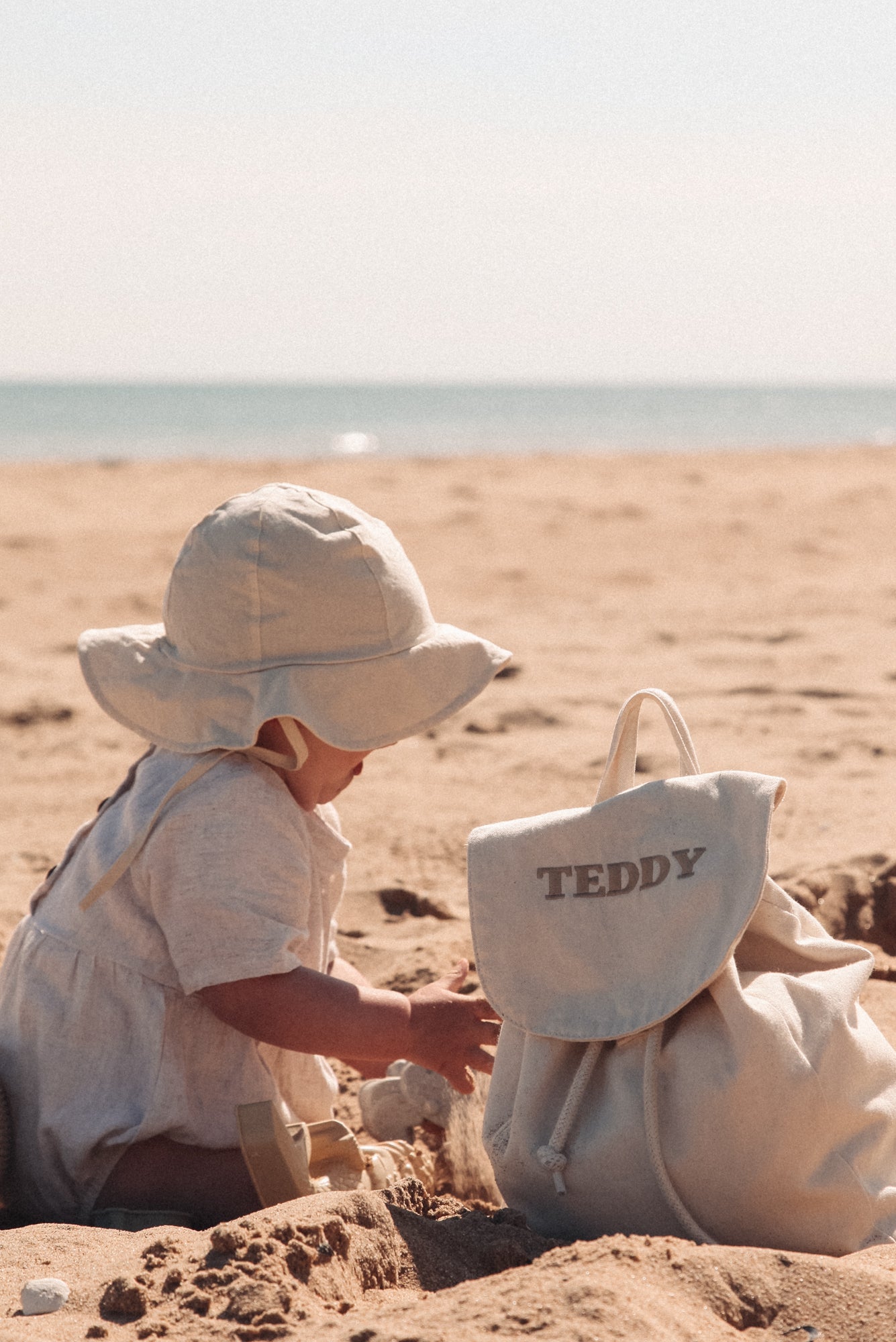 Personalised Organic Cotton Backpack