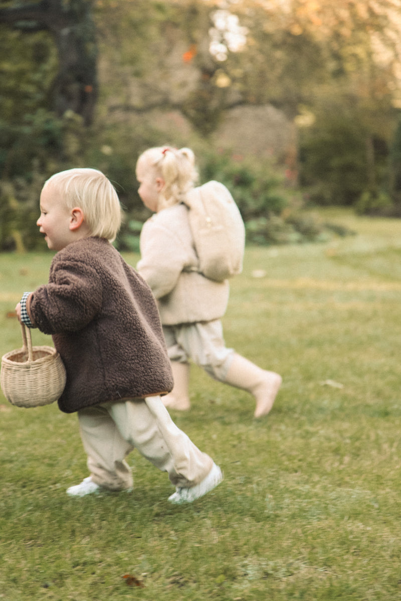 Natural Boucle Teddy Jacket