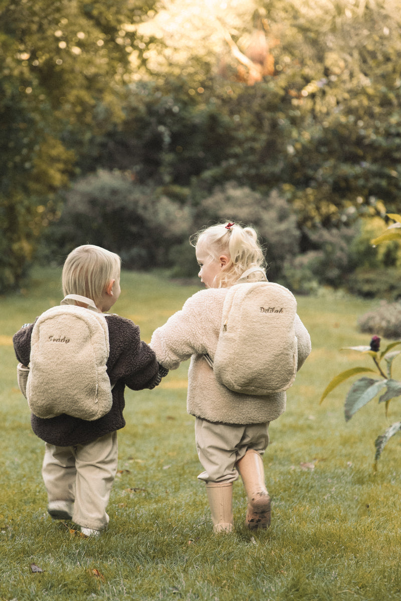 Natural Boucle Teddy Jacket