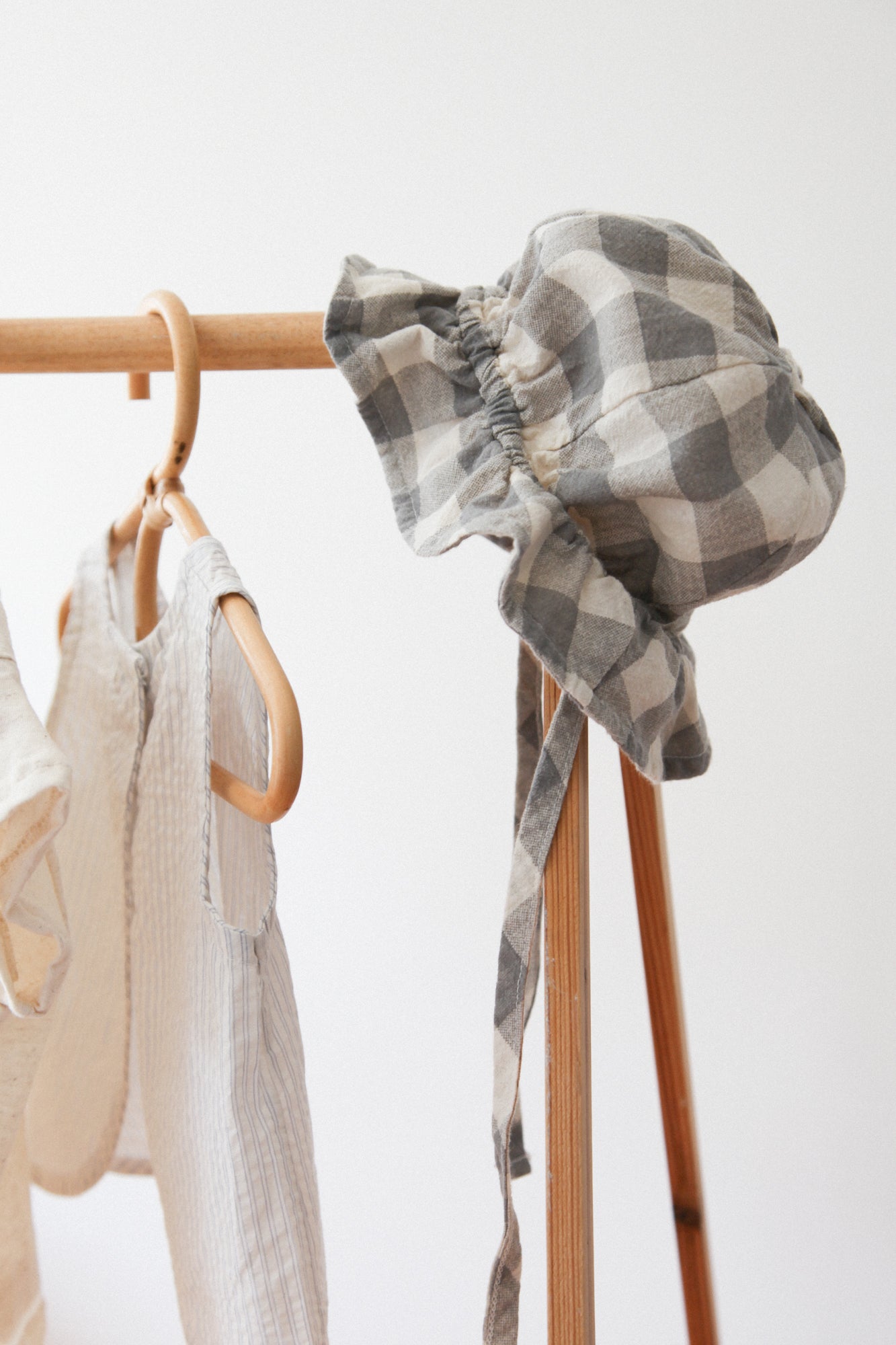 Gingham/Check Summer Scrunch Hat (2 colours)