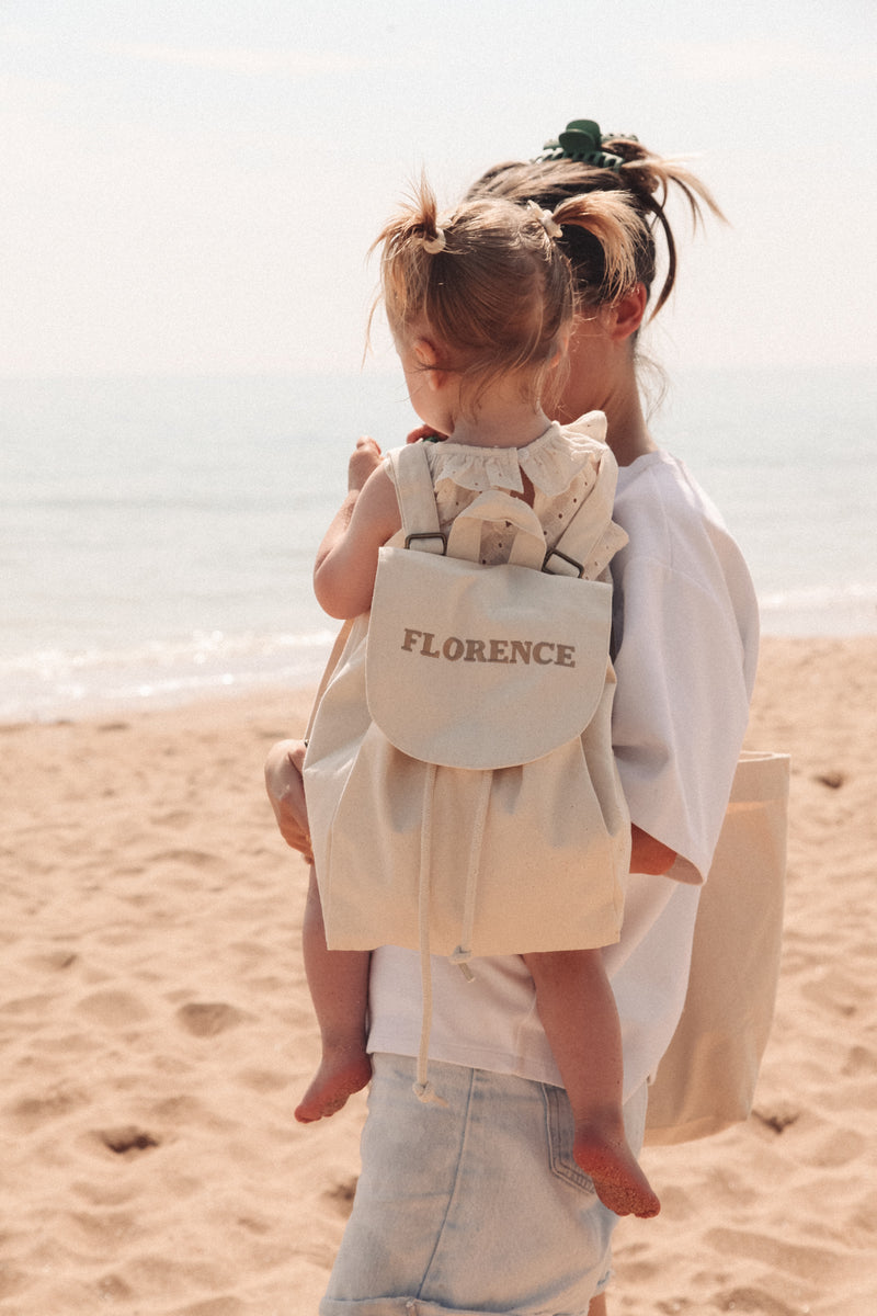 Personalised Organic Cotton Backpack