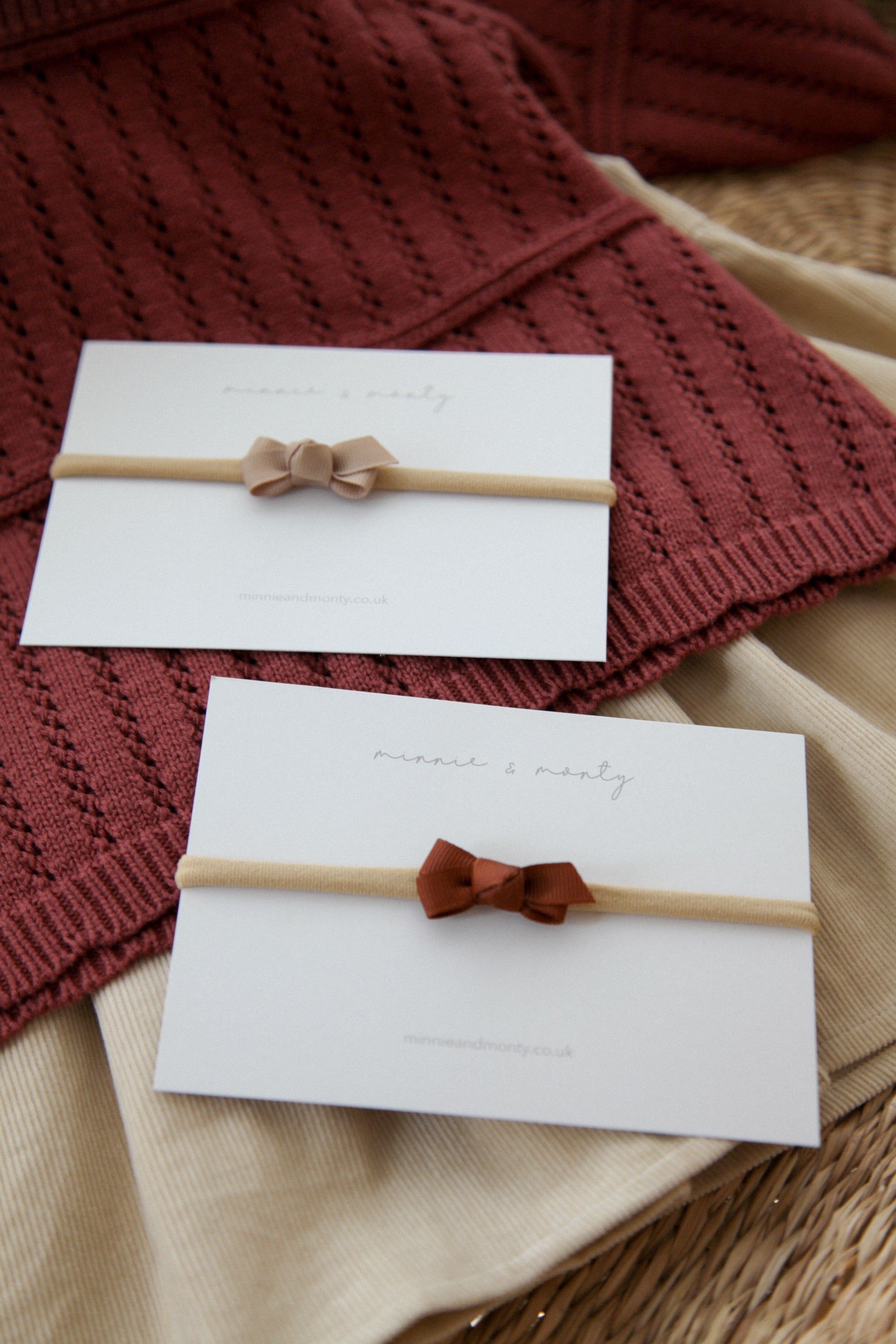 Dainty Mini Bow Headband