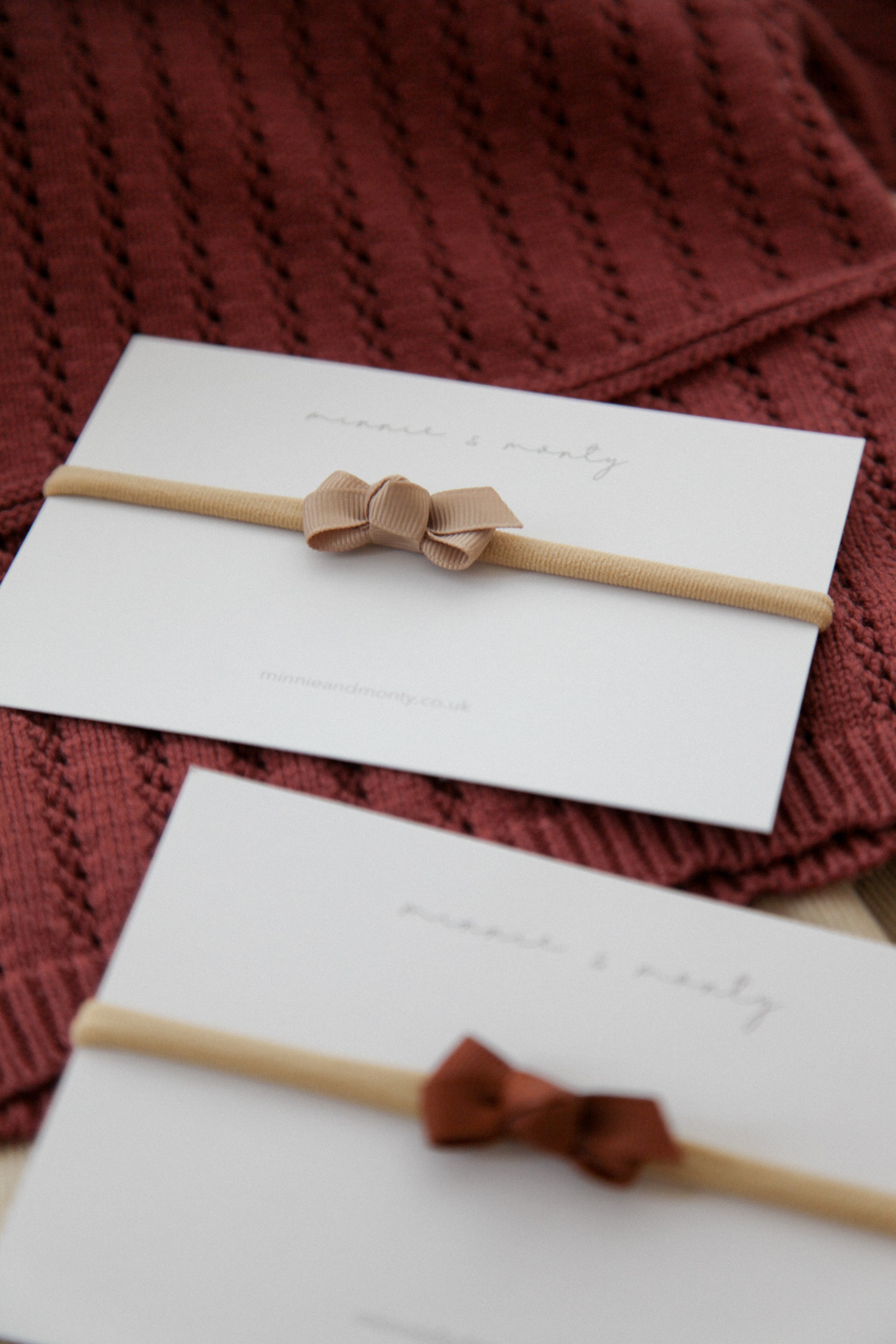 Dainty Mini Bow Headband