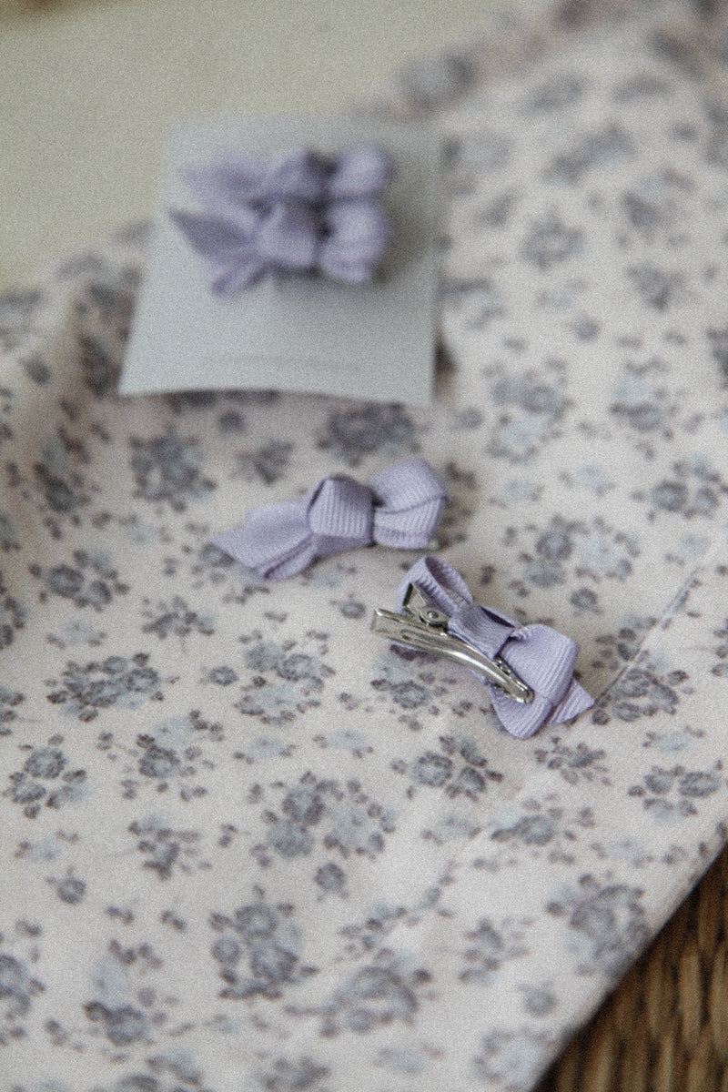 Dainty Mini Bow Clips (2 pack)