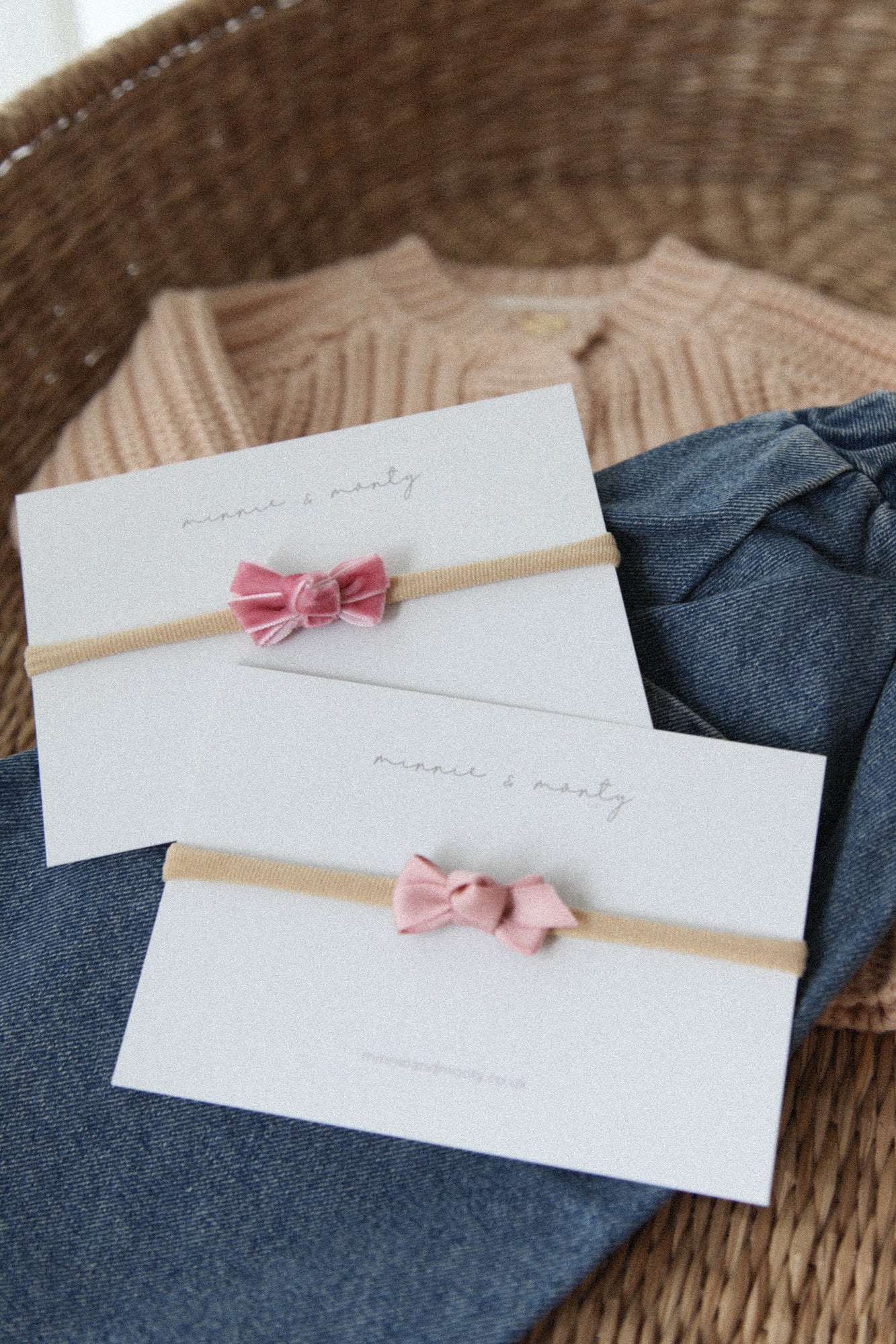 Dainty Mini Bow Headband