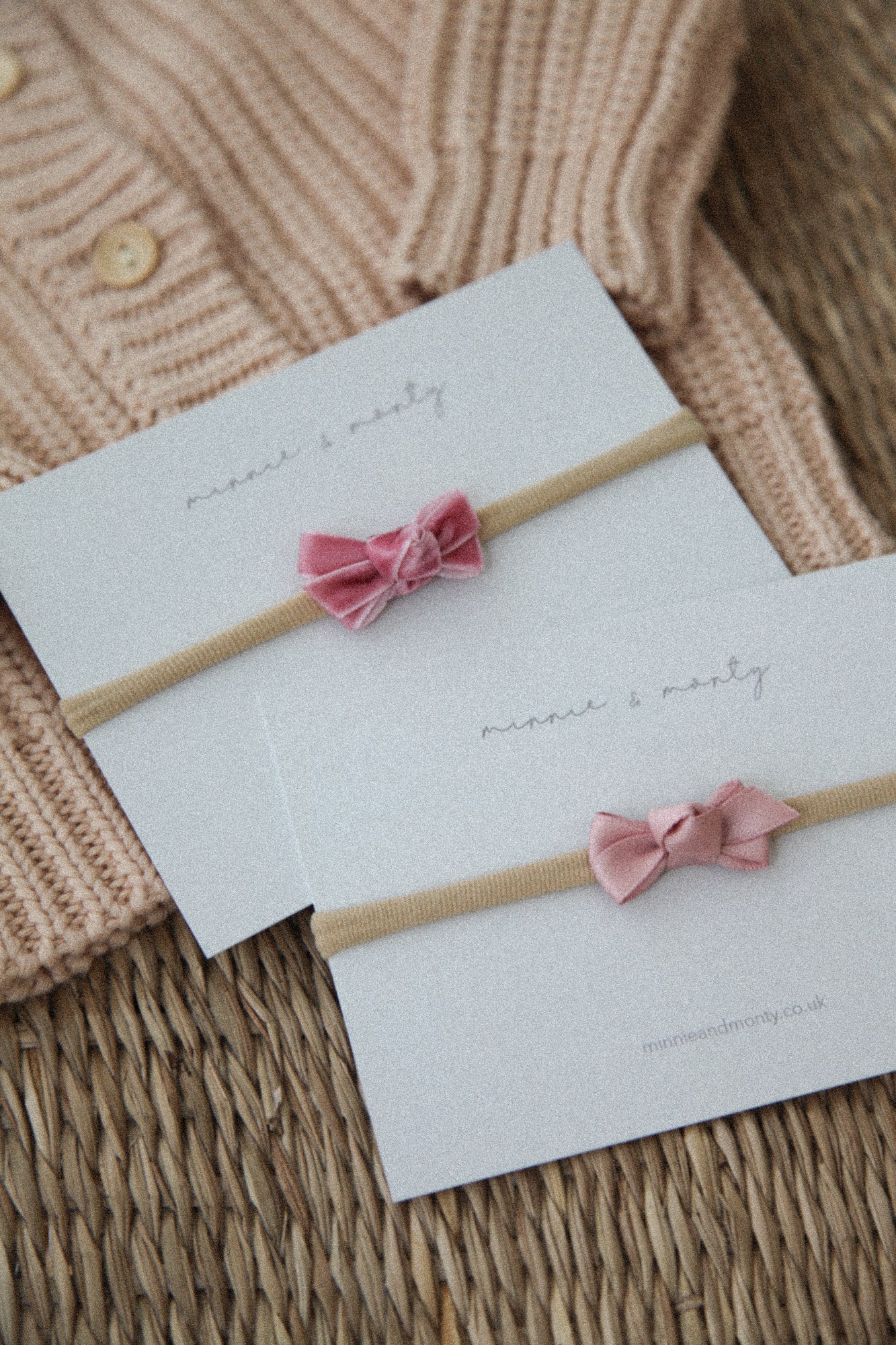 Dainty Mini Bow Headband