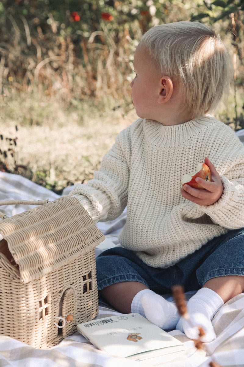 Organic Cotton Chunky Knit Jumper