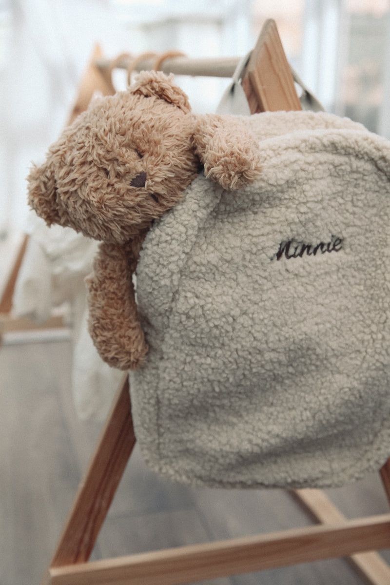 Minnie & Monty Personalised Boucle Backpack